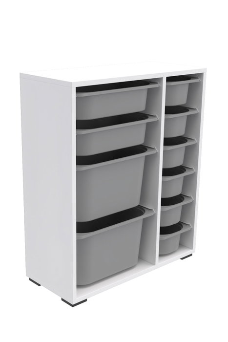 Hanah Home Zen 2D2K6U Blanco y Gris